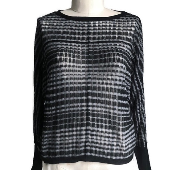 $170 Patterson J Kincaid “Sage” Striped Sweater - Picture 3 of 6